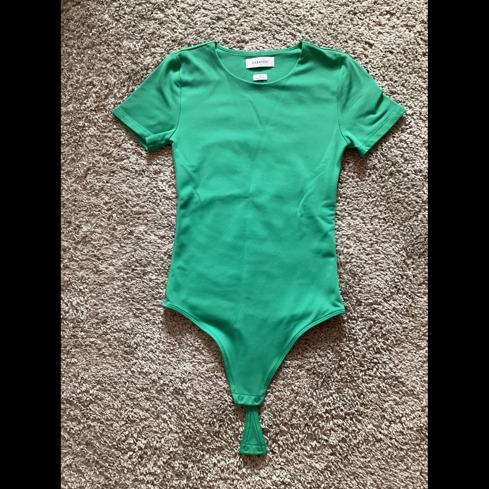 Aritzia Babaton Contour Crew Shortsleeve Bodysuit
